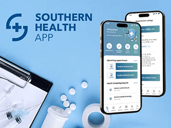 Southern Health Clinic patient care website